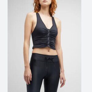 FP Movement Medium Tank Walk It Talk It Tank Racerback Black size Small